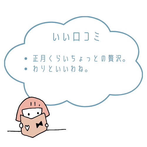 虎ノ門市場おせち良い口コミと悪い口コミ