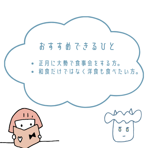 博多久松おせちがおすすめな人とおすすめできない人